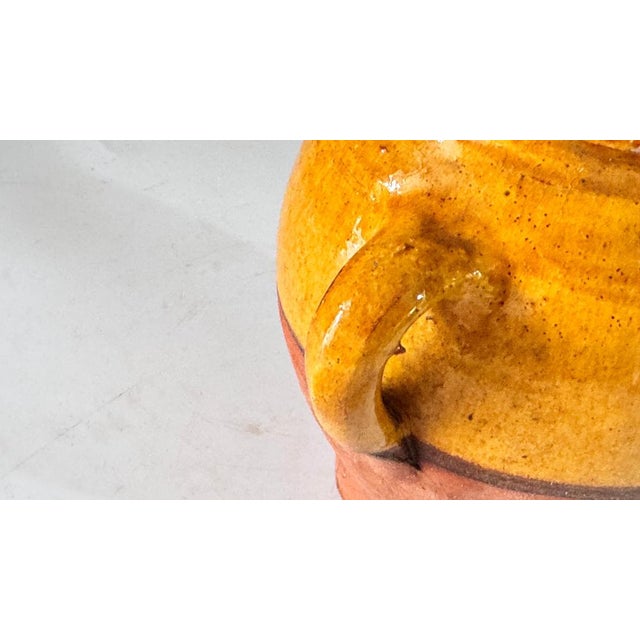 Vintage French Glazed Pottery Jar, 1970s For Sale - Image 9 of 11
