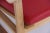Red Model 2256 Armchair in Oak and with Red Cowhide by Børge Mogensen for for Fredericia For Sale - Image 8 of 10