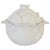 Rare Vintage Fitz and Floyd White Cabbage Leaf Soup Tureen With Asparagus Ladle For Sale In San Diego - Image 6 of 12