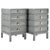 Stacked End Tables in Grey Ceruse For Sale - Image 9 of 13
