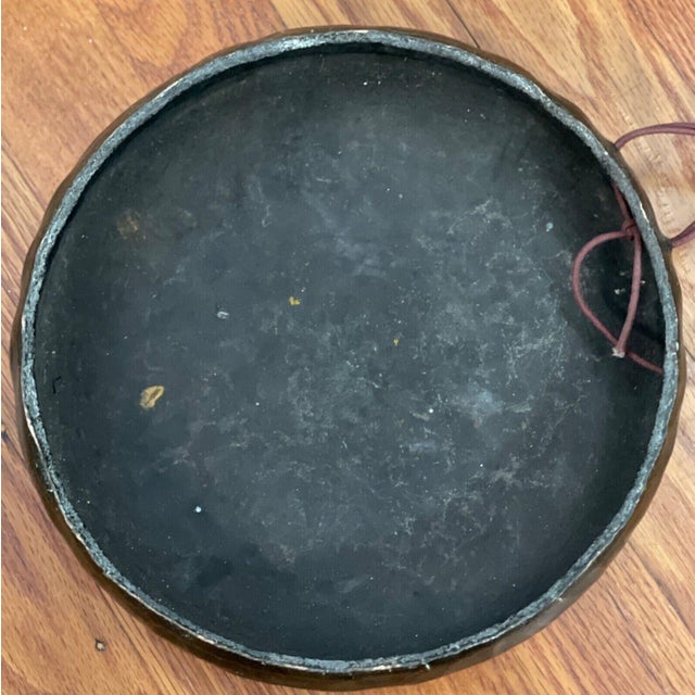 Antique Heavy Bronze & Wood Deer Head Dinner Gong - Circa 1900 For Sale - Image 4 of 6