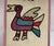 Tribal Vintage Large Panamanian Kuna Indian Wool Mola Bird Textile Folk Art Framed For Sale - Image 3 of 6
