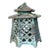 Vintage Asian Wrought Iron Pagoda Lantern For Sale
