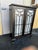 Early 20th Century Antique Pie Safe Glass Door Cabinet on Wheels For Sale - Image 5 of 8
