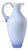 Light Blue Opaline Glass Vase from Holmegaard, 1960s For Sale