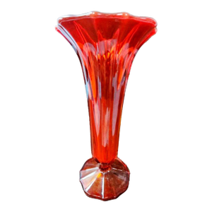 Early 20th Century #310, Tiffin Auberina Footed Glass Vase
