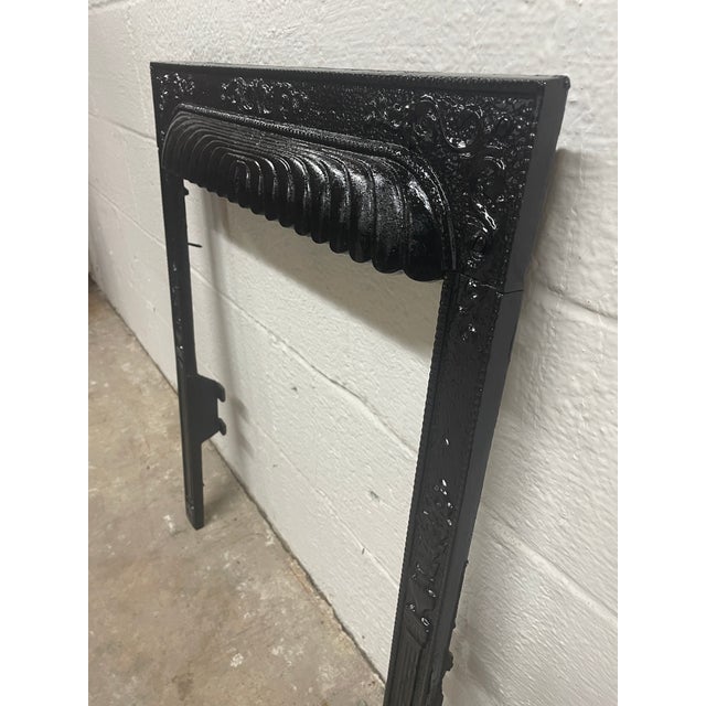Early 19th Century 24.5" W X 30"h With 3" Flair Fleur De Lys Decorative Fireplace Surround Peerless Manufacturing...