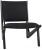 Black NOIR Boomerang Chair, Charcoal Black For Sale - Image 8 of 8