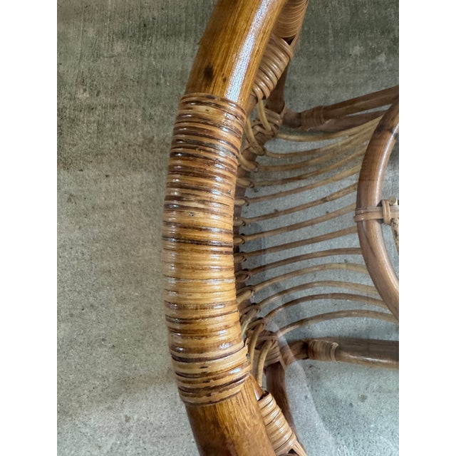 Vintage Bamboo Coffee Table For Sale - Image 14 of 18