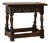 Late 19th Century English Oak Carved Joint Stool For Sale