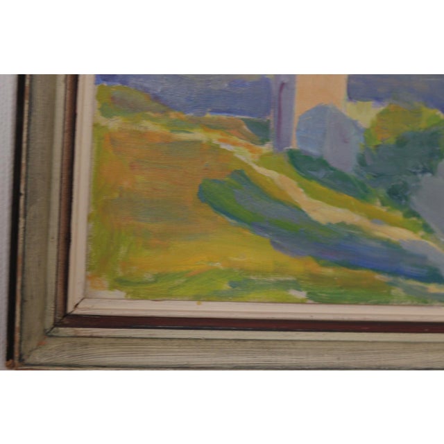 A. Nyblom, Summer Landscape, 1939, Oil on Canvas, Framed For Sale - Image 4 of 13