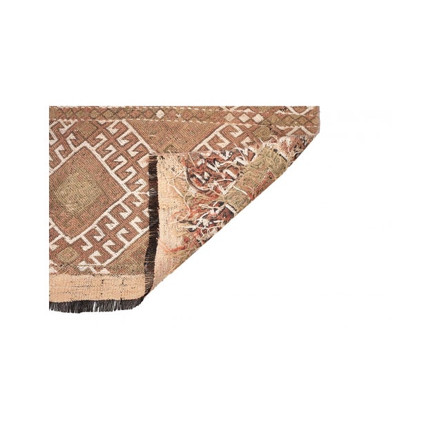 1960s Small Embroidered Vintage Kilim Rug - 2`4″ X 3`5″ For Sale - Image 5 of 6