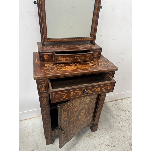 Dutch Marquetry Dressing Table, 19th Century For Sale - Image 18 of 18