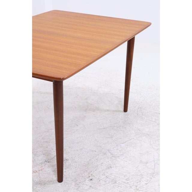 Mid-Century Extendable Teak Dining Table by Gustav Bahus For Sale - Image 12 of 15