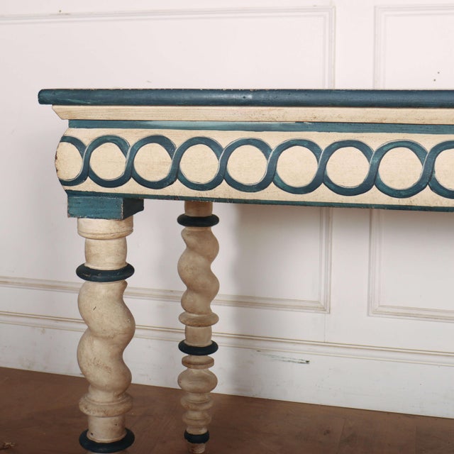 Dutch Painted Console Table For Sale - Image 3 of 13