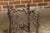 Pair of Midcentury French Iron Twig Drinks Table Bases with Cross Stretchers For Sale - Image 12 of 12