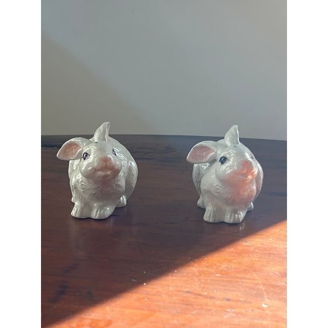 Vintage Rabbit Salt and Pepper Shakers— a Pair | Chairish