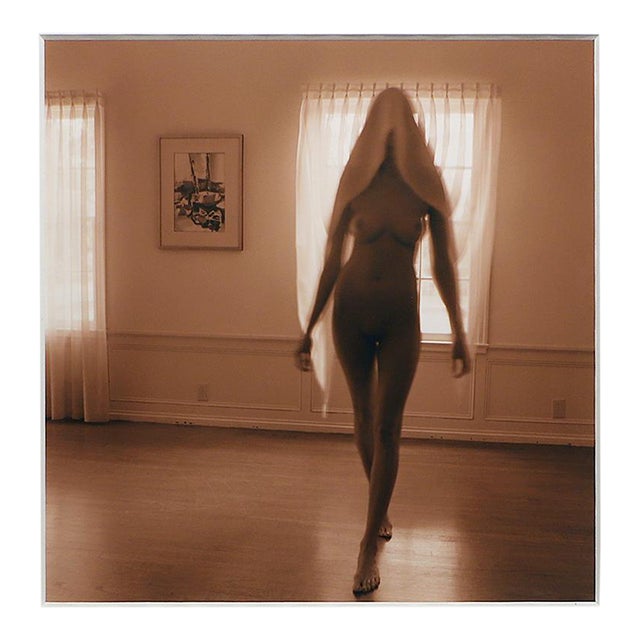 Jack Wasserbach, Under the Curtain, Nude, Original Signed Archival Pigment Photograph For Sale