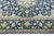Kashan Oriental Rug in Blue & Cream For Sale - Image 9 of 13