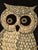 Metal Mid-Century Couroc of Monterey California Hand-Inlaid Owl Round Black Serving Tray For Sale - Image 7 of 18