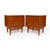 Svend Madsen Vintage 1960s Danish Mid Century Svend Åge Madsen Teak Tambour Door Nightstands - Pair For Sale - Image 4 of 17
