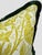 Chartreuse Clark & Clark Citrus and Green Brush Fringe Custom Made Pillow Pair For Sale - Image 8 of 9