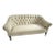 Lee Industries Tufted Linen Loveseat For Sale