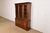 French Provincial 1980sKindel Furniture French Louis Philippe Lighted Breakfront Bookcase Cabinet For Sale - Image 3 of 11