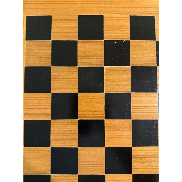 Anglo Raj 1950's Table Top Chess Board, India For Sale - Image 9 of 12
