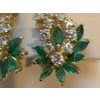 1.8Ct Natural Brazilin Marquise Emerald & 2.0 Ct Diamond Clip on Earring 18 KYG For Sale - Image 16 of 18