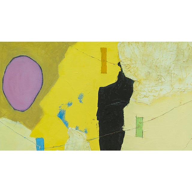 Resolve #04 — 36x36 Contemporary Geometric Abstract Oil Painting For Sale - Image 4 of 6