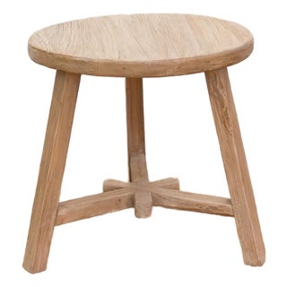 26" Dm Rustic Modern Round Table For Sale
