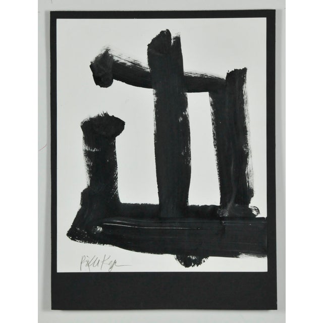 Abstract "Three Point Five" Original Abstract Mixed-Media Collage by Robbie Kemper For Sale - Image 3 of 3