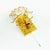Metal Faceted Crystal Glass & Brass Wall Light from Kinkeldey, Germany, 1970s For Sale - Image 7 of 9