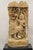 Vintage Burmese Carved Wood Oriental Large Figural Statue Sculpture on Base For Sale - Image 4 of 12