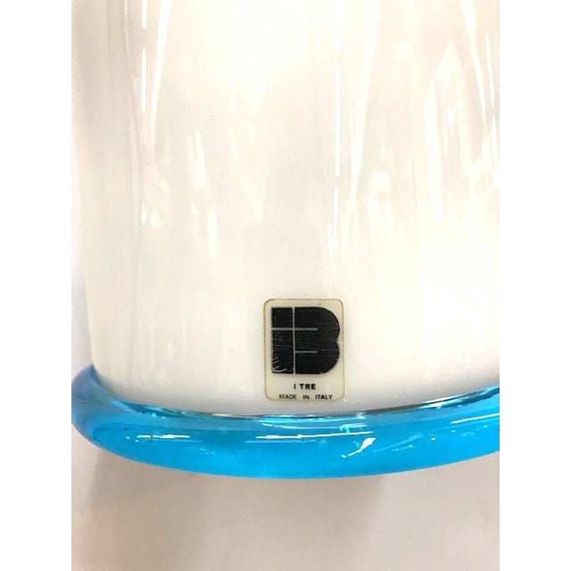 1980s Set of 3 Murano Glass Pendant Lights by Italian Lighting Company I3 For Sale - Image 11 of 11