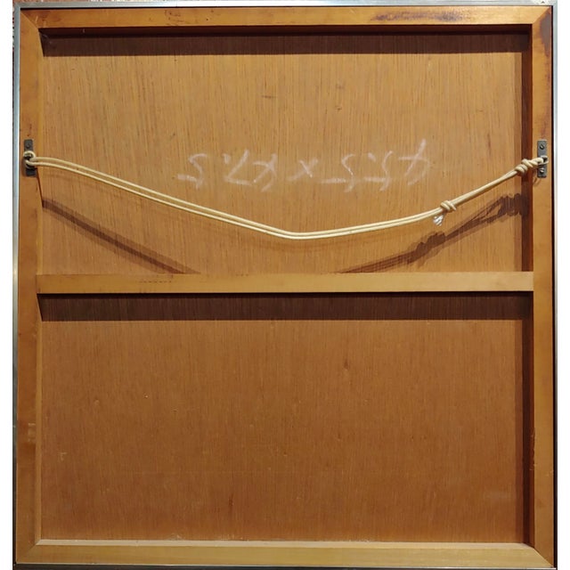 Blue Tohsinobu Onosato -Movement of Circles Signed Lithograph For Sale - Image 8 of 9