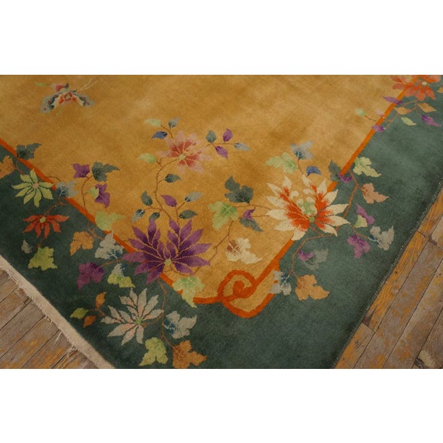 Textile 1920s Chinese Art Deco Carpet For Sale - Image 7 of 12