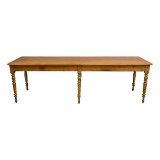 Cherrywood Farmhouse Table, Late 19th Century For Sale
