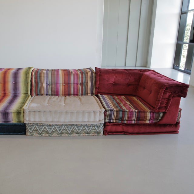Mah Jong Sofa by Hans Hopfer for Roche Bobois, 1971, Set of 4 For Sale - Image 4 of 11