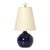 MidCentury Ultramarine Blue Glazed Ceramic Table Lamp by Lotte & Gunnar Bostlund For Sale