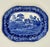 Antique Copeland Spode Tower Blue & White Transferware Platter, 17 Inch, Circa 1903 For Sale - Image 18 of 18