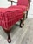 Vintage 1995 Ethan Allen Queen Anne Wingback Lounge Chair With Ottoman For Sale - Image 12 of 18