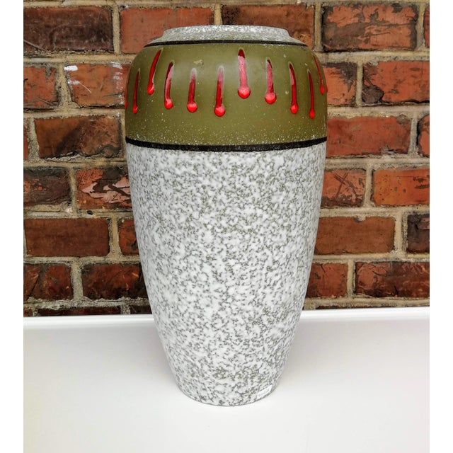 Ceramic Large Glazed Vase, 1960s For Sale - Image 7 of 7
