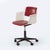 Dark Red Office Chair 2712 with Armrests by André Cordemeyer for Gispen, 1970s For Sale - Image 11 of 11
