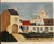 1960s 1960s French Village Oil Painting For Sale - Image 5 of 5