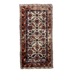 1820s, Handmade Antique North-West Persian Rug 3.11' X 8'
