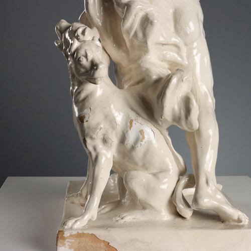 Glazed Terracotta The Rape of Proserpina Sculpture For Sale - Image 11 of 15