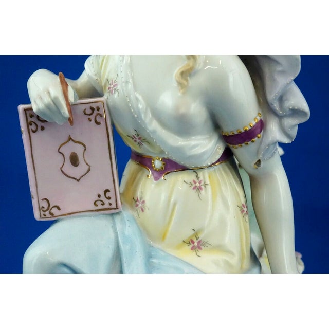 Vintage Porcelain Candleholder by Plaue, 1920s For Sale - Image 14 of 18