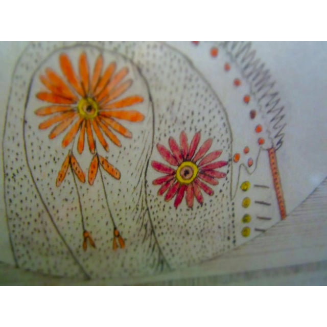 This unusual set of drawings in a double sided frame came out of an old New England Estate in a Beacon Hill, Boston home....